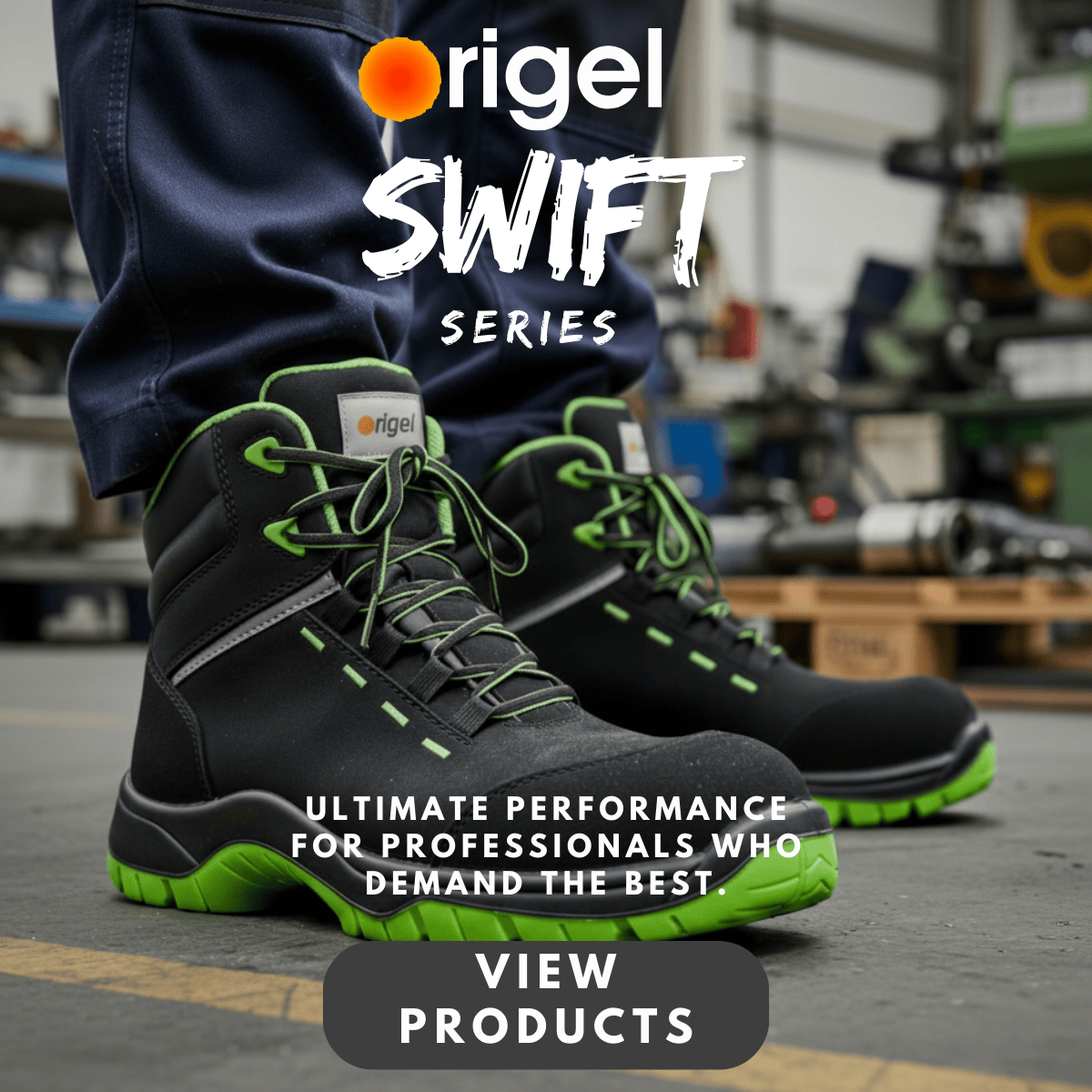 Rigel Swift lightweight safety shoe collection