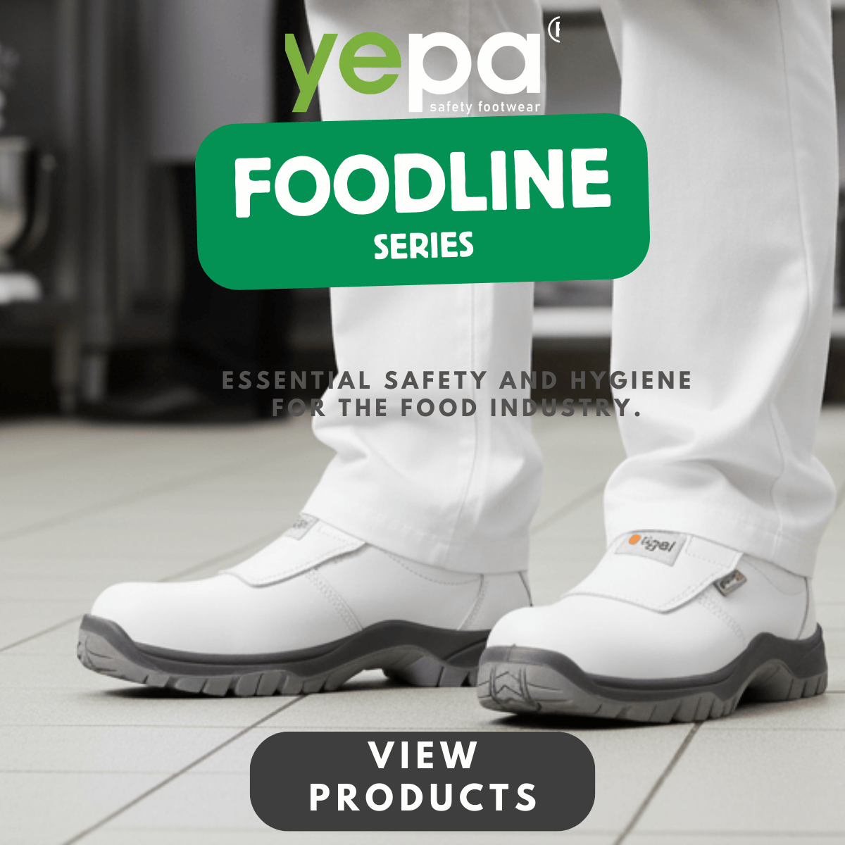 Yepa Foodline hygienic footwear for food industry