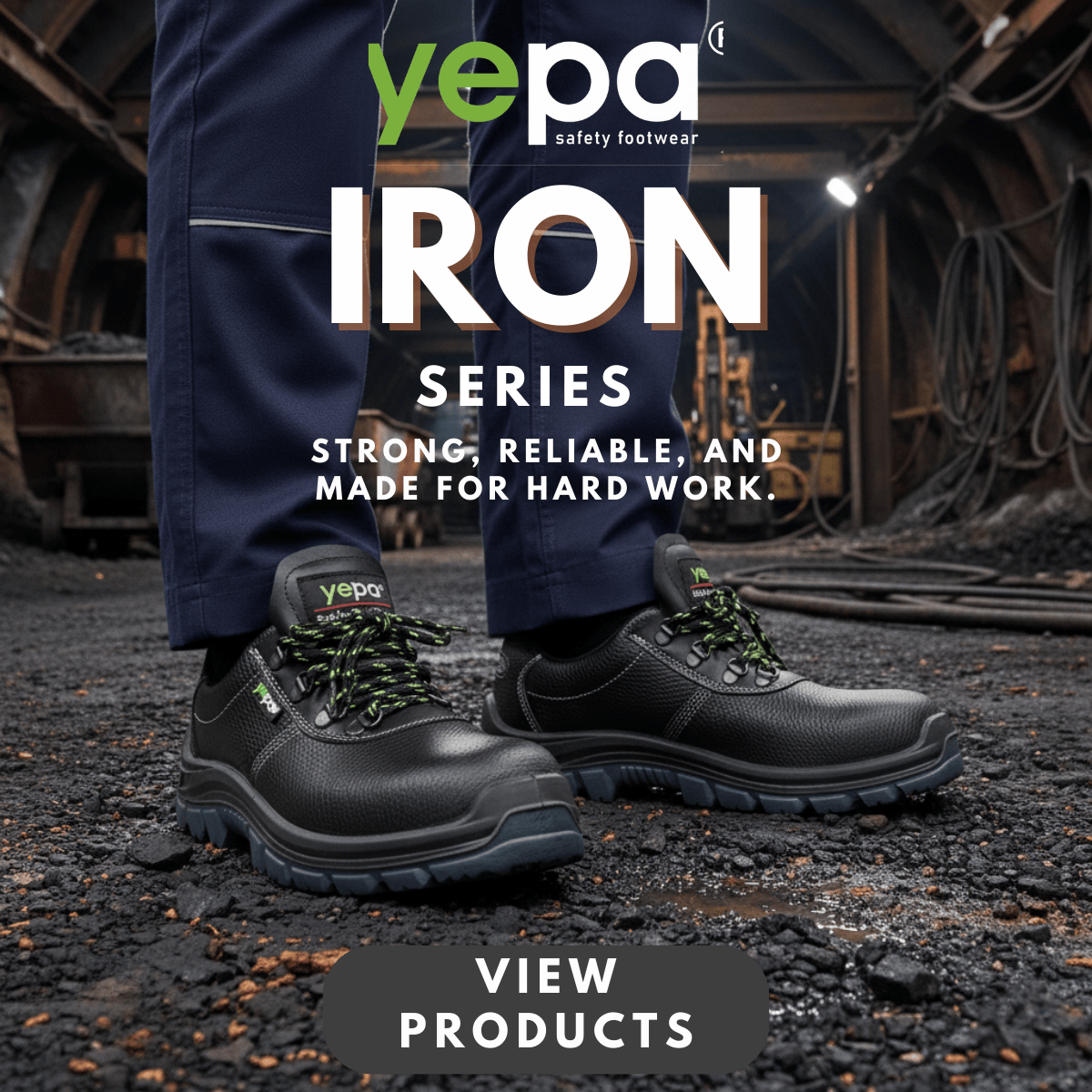Yepa Iron safety footwear for heavy-duty use